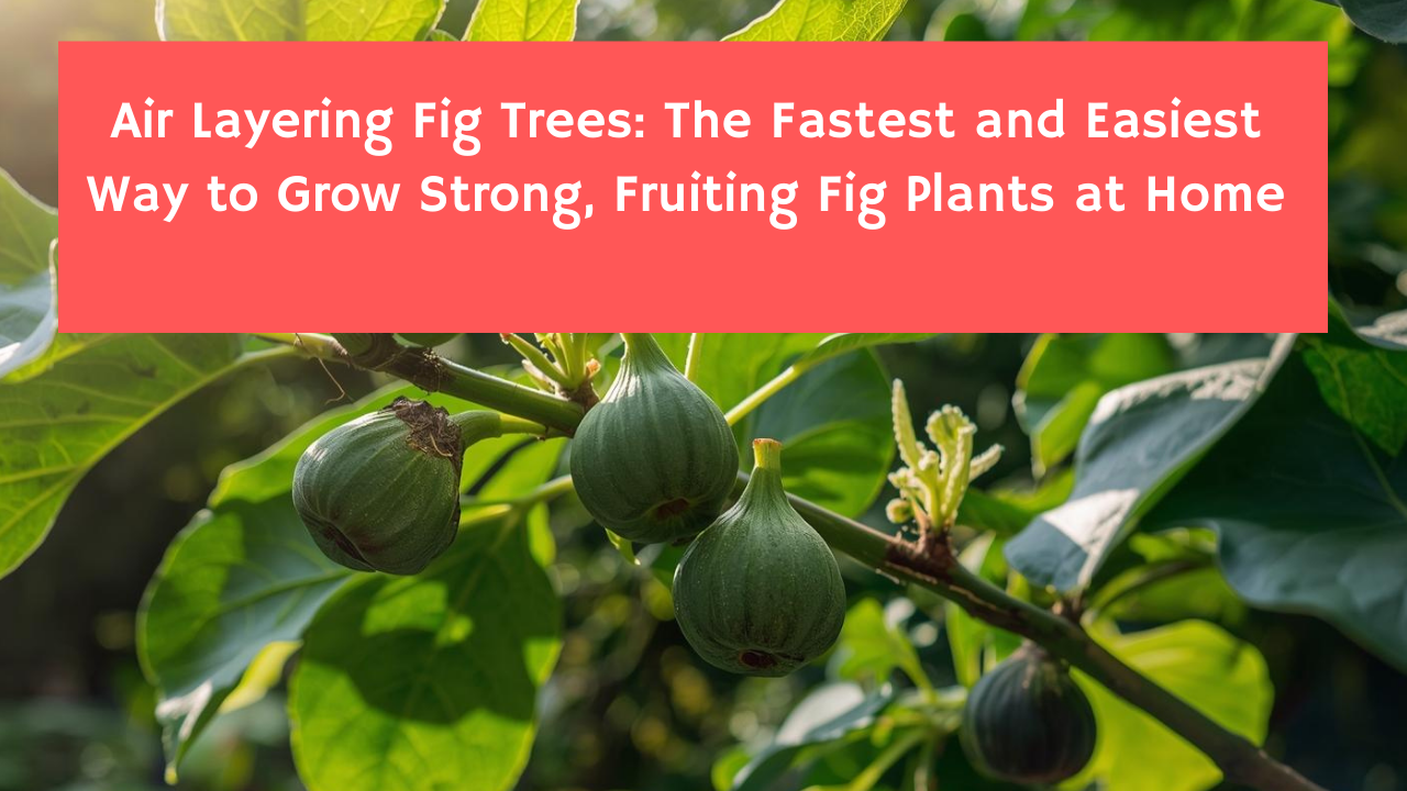 Air Layering Fig Trees: The Fastest and Easiest Way to Grow Strong, Fruiting Fig Plants at Home