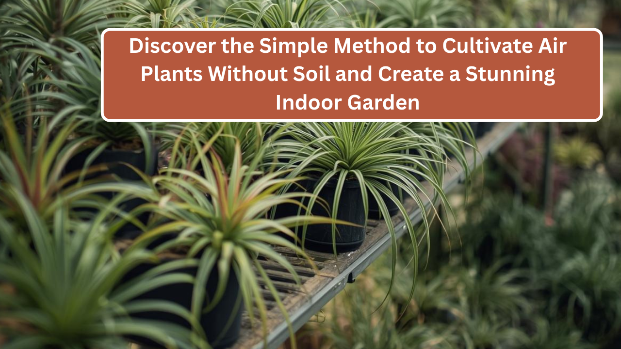 Discover the Simple Method to Cultivate Air Plants Without Soil and Create a Stunning Indoor Garden