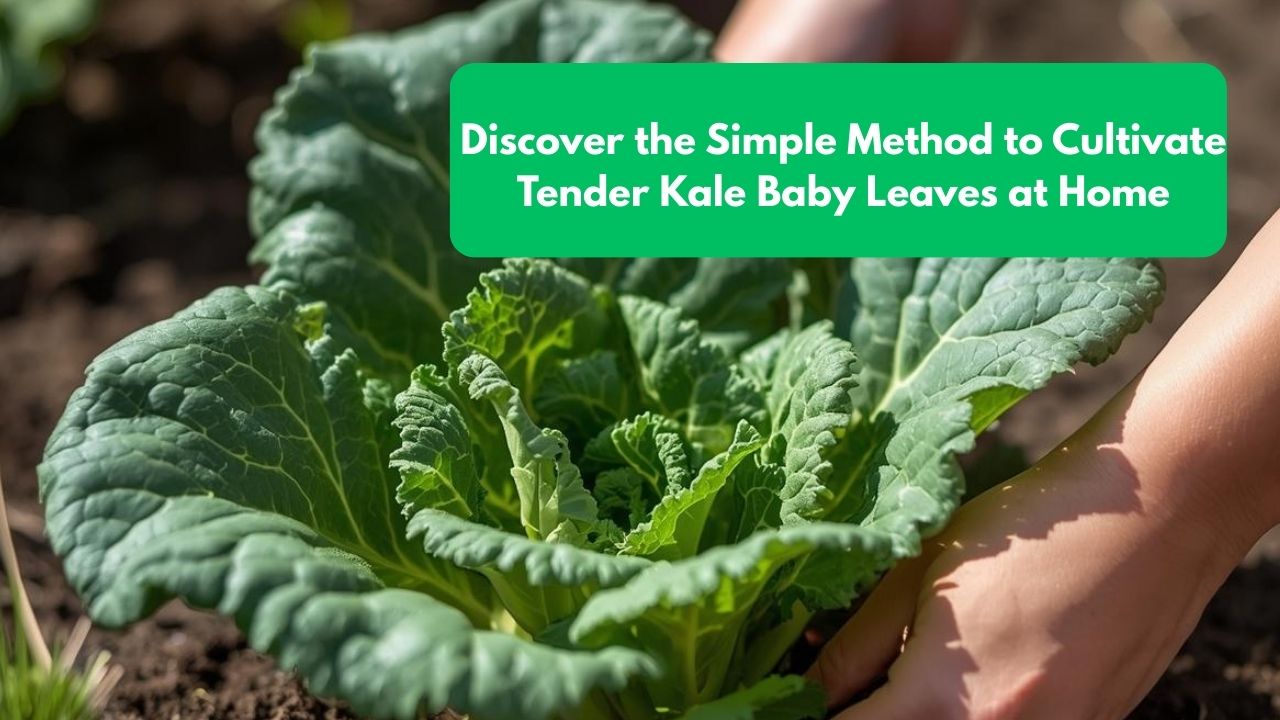 Discover the Simple Method to Cultivate Tender Kale Baby Leaves at Home