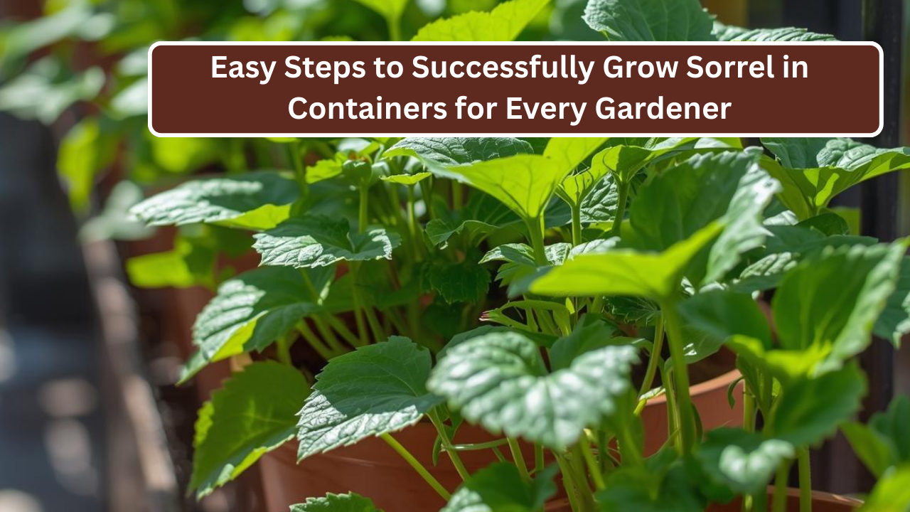 Easy Steps to Successfully Grow Sorrel in Containers for Every Gardener
