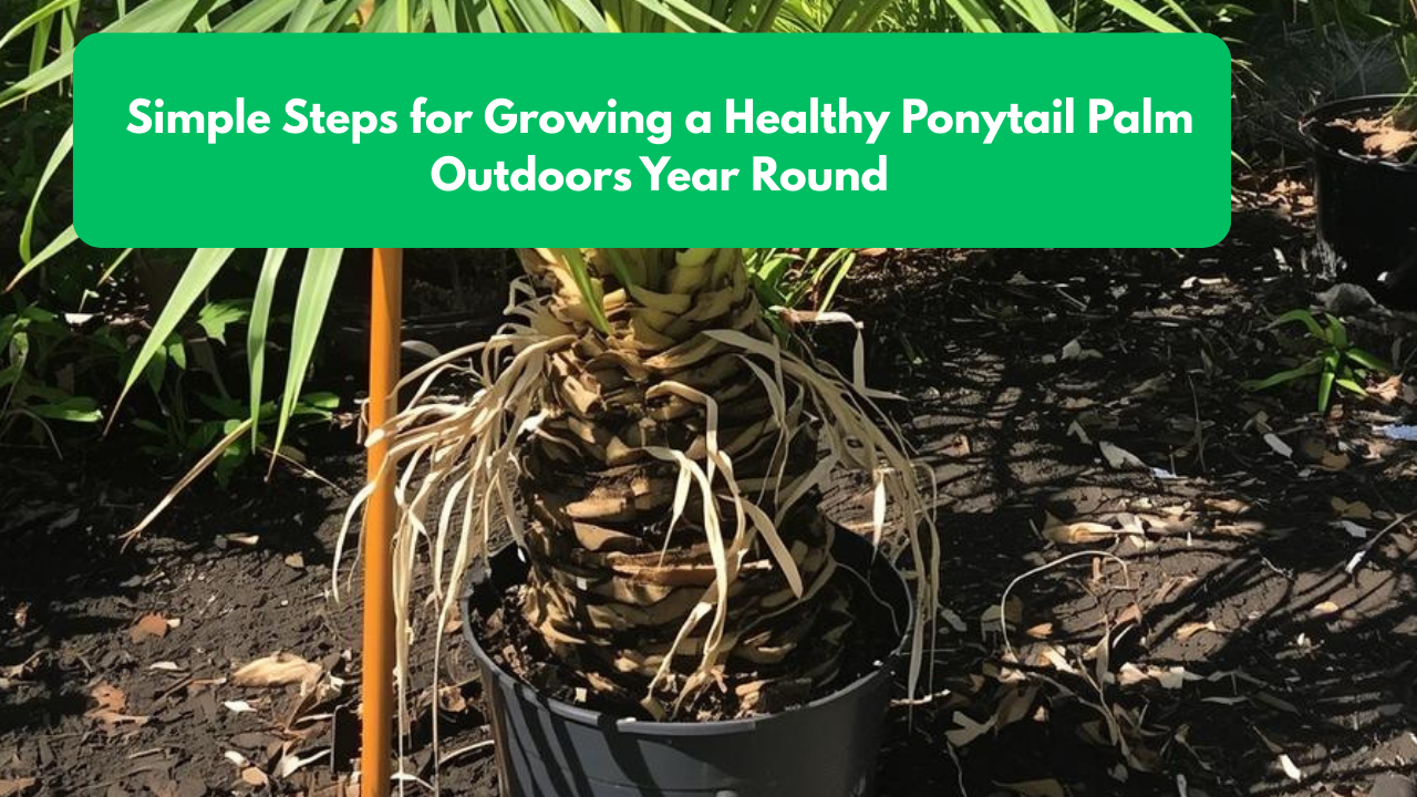 Simple Steps for Growing a Healthy Ponytail Palm Outdoors Year Round