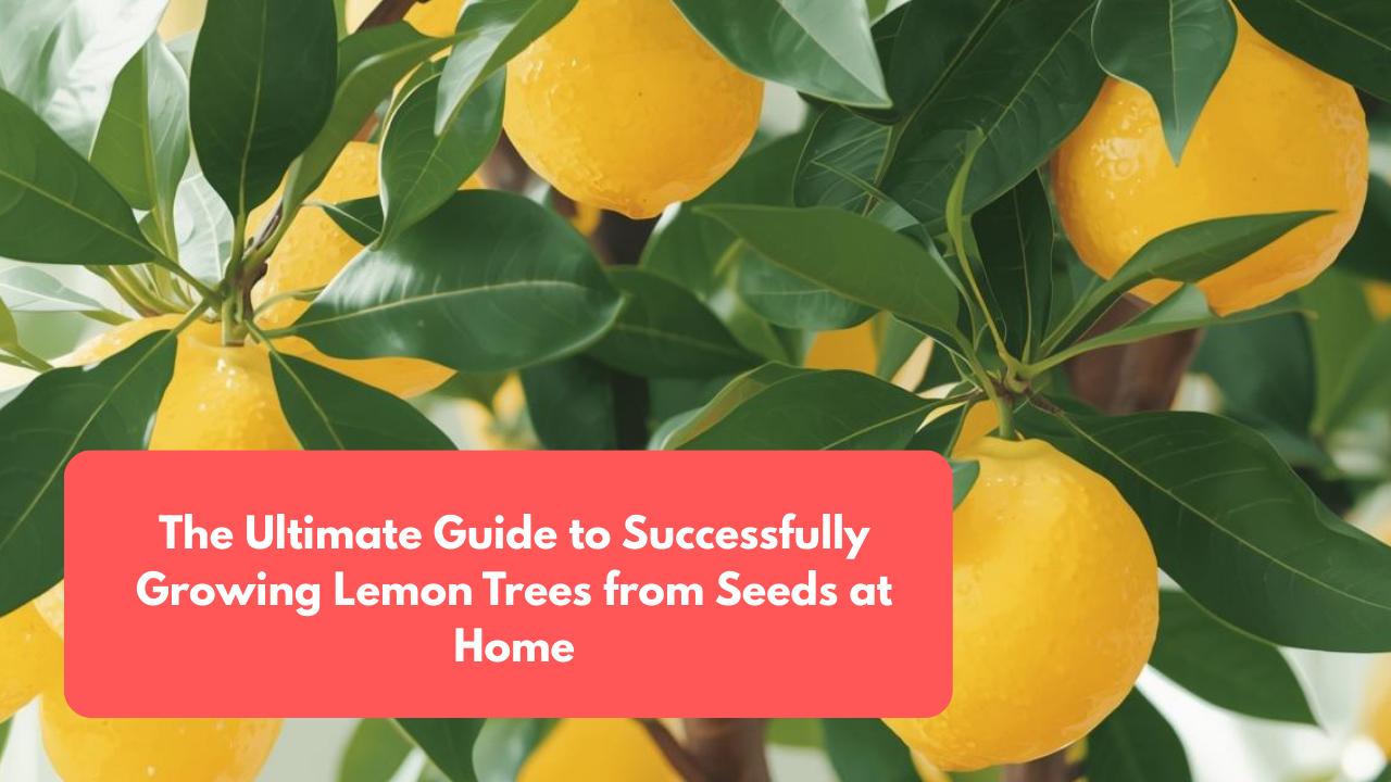 The Ultimate Guide to Successfully Growing Lemon Trees from Seeds at Home