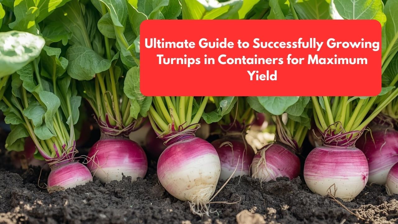 Ultimate Guide to Successfully Growing Turnips in Containers for Maximum Yield